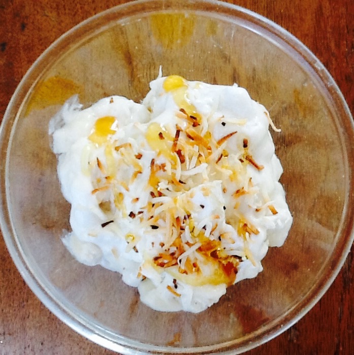 Salted Caramel Coconut Ice cream Fizzifood